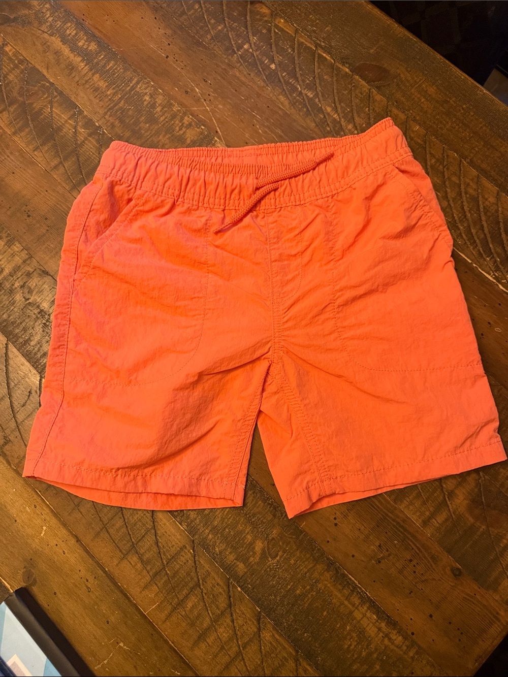 The Children's Place Bright Orange Kids Swim Trunks